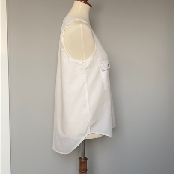 Rag & Bone/Jean Cotton/Linen Blend Tank - Picture 4 of 7